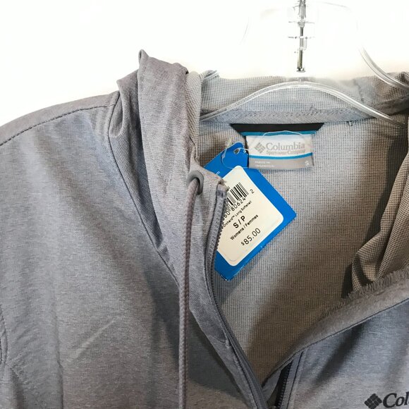 NWT Columbia Women Size Small Gray Pine Orchard Long Softshell Hooded Jacket NEW - Picture 3 of 4
